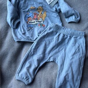 Sesame Street Sweatsuit Set - 6M - New